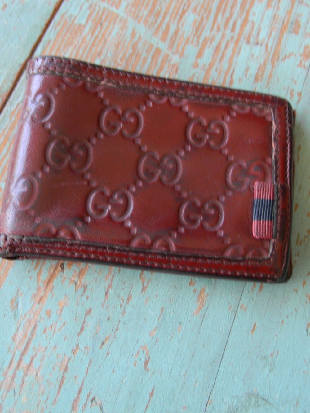 Gucci Men's Wallet Brown GG Leather BIFOLD